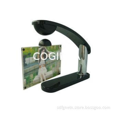 Desktop Floating Photo Frame With Custom Logo , 10x15cm Mag